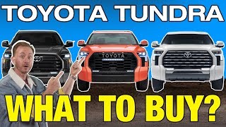 BATTLE OF THE TOYOTA TUNDRAS  2023 SR5 vs TRD Pro vs Capstone  Which Tundra Is Right for You [upl. by Balliol]