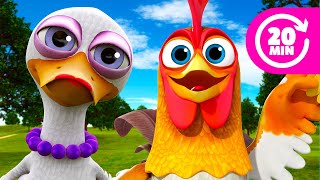 ¡El Gallo y la Pata y Más Canciones Divertidas de La Granja de Zenón  El Reino Infantil [upl. by Murat823]