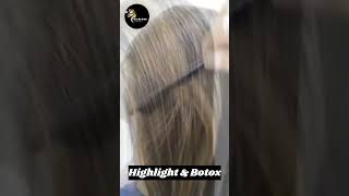 Highlight  Botox Hair Treatment  Home Salon Services  salon services at your Doorstep  salon [upl. by Marteena]