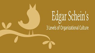 Edgar Scheins 3 Levels of Organizational Organizational Culture Model HND Business [upl. by Htevi860]