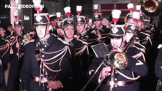 La Fanfare de la GARDE REPUBLICAINE inaugure le Noël du Faubourg SaintHonoré 18 novembre 2021 Paris [upl. by Vaclav200]