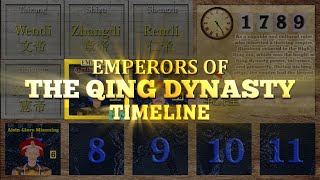 Emperors of the Qing Dynasty Timeline 15921967 [upl. by Zerk]