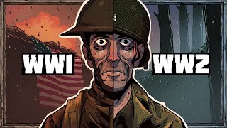 The WORLD WARS From Americas Perspective Full Documentary  Animated History [upl. by Wadesworth]