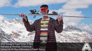 2013  2014  Rossignol Experience 78 Skis  Video Review [upl. by Gretna]