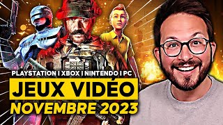 TOP JEUX VIDÉO NOVEMBRE 2023 🌟 Un mois BOUILLANT sur PS5 I Xbox Series I Nintendo Switch I PC [upl. by Wright]