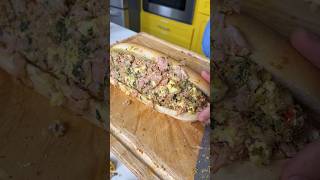 CHOPPED Italian Mortadella Sandwich [upl. by Aidile]