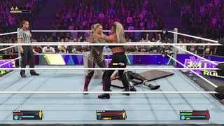 WWE 2K24 Beth Phoenix vs Natalya vs Maryse Divas Title Match EXTREME RULES [upl. by Enyehc]