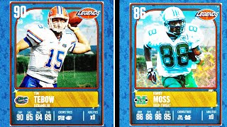 THE LEGENDS TOMORROW ARE INSANE 90 OVERALL TIM TEBOW EIGHT LEGENDS  CUT 25 ULTIMATE TEAM [upl. by Ardnikat]