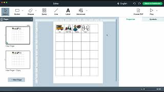 Creating Printable Visual Symbol Buttons or PECS with Boardmaker [upl. by Bartlett642]