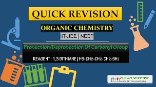 Protection And Deprotection Of Carbonyl Group  13 Dithiane  All Types Of Example  IITJEE  NEET [upl. by Lecirg]