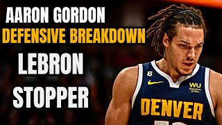 Defensive Breakdown Aaron Gordon [upl. by Enimzaj]