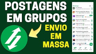 Como Enviar Mensagens em Massa nos Grupos de WhatsApp usando o Housoft Messages  Tutorial Completo [upl. by Kyd]