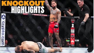 cody garbrandt w MASSIVE KO  Fight Highlights [upl. by Fruin]