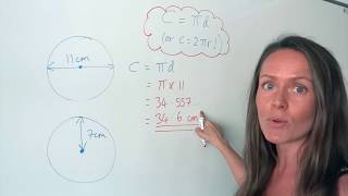 The Maths Prof Find Circumference of a Circle [upl. by Aneloc]