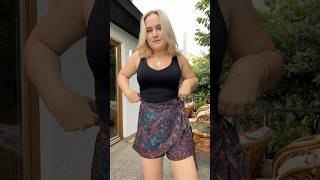 PART 2  Hosenrock nähen 🤎 sewing diy nähen kleidung sewingtutorial kurzehose sewingtips [upl. by Wiburg214]