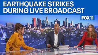 GDLA reacts to earthquake happening live [upl. by Hobey]