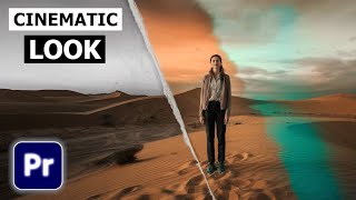 How To Get This Cinematic Look In Premiere Pro  Cinematic Color Grading Tutorial [upl. by Aenitsirhc]