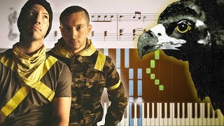 SMITHEREENS Twenty One Pilots  Piano Tutorial  SHEETS [upl. by Atsylak]