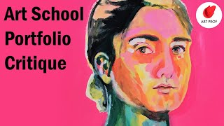 Art School Portfolio Critique by a RISD Art Professor [upl. by Talanian545]