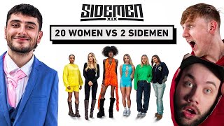 20 WOMEN VS 2 SIDEMEN ANGRY GINGE amp DANNY AARONS EDITION REACTION [upl. by Storer]