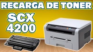 RECARGA │ REFILL DE TONER SAMSUNG SCX4200 [upl. by Anatollo]