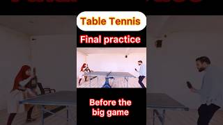 Table tennis  Final Practice  TTFI games  girl’s power tabletennis ttfi [upl. by Eibo]