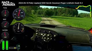 Rally Uppland 2024 SS8 Henrik Oscarson [upl. by Assilana]