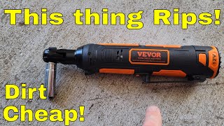 VEVOR 38quot Cordless Electric Ratchet Wrench Set  Review  demo [upl. by Jehias]