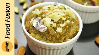 Lauki ka Halwa  Bottle Gourd Halwa Recipe By Food Fusion [upl. by Ihcego574]