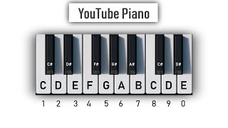 YouTube Piano  Play It With Your Computer Keyboard [upl. by Euqimod951]