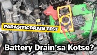 Laging Low Battery Baka may Parasitic Drain ito  How To Check PARASITIC DRAIN using MultiTester [upl. by Stag]