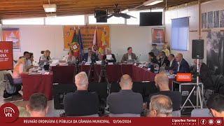 Reunião ordinária e pública da CMVFX 12062024  Póvoa de Santa Iria [upl. by Brieta]