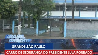 Carro da presidência é furtado na Grande São Paulo  Brasil Urgente [upl. by Aimahc141]