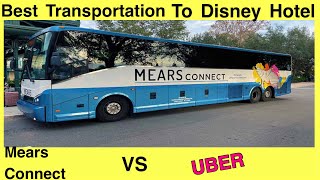 Mears Connect Shuttle Transportation To Disney World Resort From Orlando MCO Airport [upl. by Durrett]