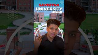 Saveetha university Review in 2024 saveetha collegereview trending motivation btech [upl. by Nosirrag]