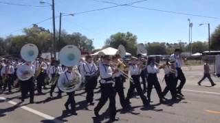 Mann Middle School Band at 2014 Strawberry Festival [upl. by Padget]