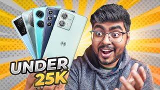 Top 5 Best Smartphones Under ₹25000 Budget⚡ [upl. by Ennaear]