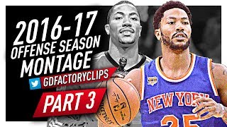 Derrick Rose Offense Highlights Montage 20162017 Part 3  Shades of 2011 MVP Rose [upl. by Kahaleel]