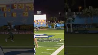 How did Nae get so much air 😯 shorts football highlights highschoolfootball nfl ot7 flip [upl. by Nelyt]