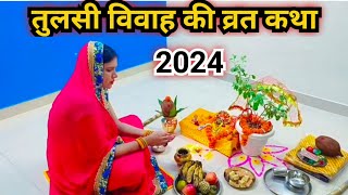 तुलसी विवाह की व्रत कथा 2024  Tulsi Vivah ki kahani [upl. by Lambert986]