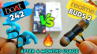 Realme Buds 2 Vs Boat Bassheads 242  Best Earphones Under ₹600  Boat 242 Vs Realme Buds 2 [upl. by Assille613]