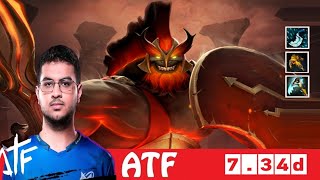 DOTA 2 ATF the MARS OFFLANE 734d [upl. by Kciremed320]