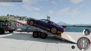 Colisión de carros 1 Beamng driveToyoshock [upl. by Suirad]