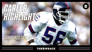 Lawrence Taylors GREATEST Defensive Player Ever Career Highlights  NFL Legends [upl. by Asusej]