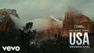 Zion National Park Thunderstorm From quotNational Geographic Soundscapes National Parks USA [upl. by Teri417]