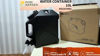 MOBI GARDEN WATER CONTAINER 1O LITER NX22674001 [upl. by Netniuq]