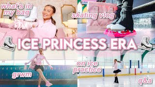 Ice Skating Day In My Life⛸️  Practice Whats Inside My Ice Skating Bag QampA  Lauren Norris [upl. by Liartnod51]