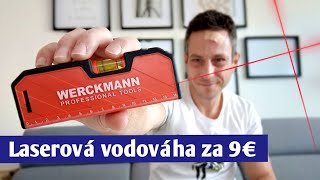 Laserová vodováha Werckmann l ACTION l unboxing l [upl. by Tressia607]