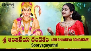 శ్రీ అంజనేయ దండకం I Sri Anjaneya Dandakam I Sooryagayathri I With Telugu Lyrics [upl. by Maddocks590]