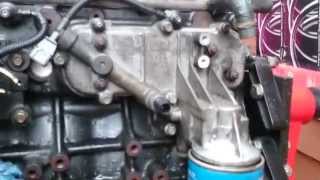 Kia Sedona Carnival  hyundai 29 CRDi oil cooler part12 removal installation [upl. by Sapienza758]